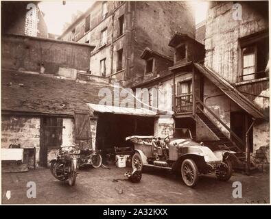 Les voitures d'Atget Eugène Atget eugne-atget-cour-7-rue-de-