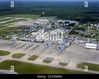 F-18Cs over NAS Cecil Field 1994. Stock Photo