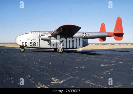 Fairchild C-82 Packet USAF. Stock Photo