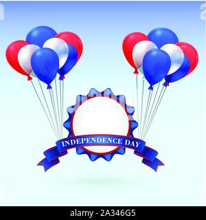 American Independence Day. Stock Vector