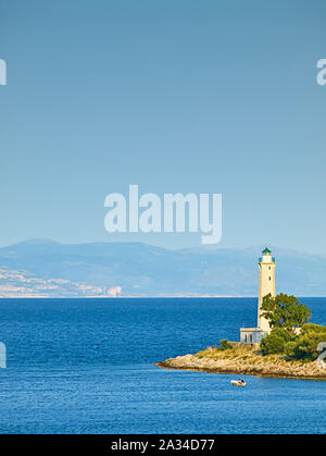 Rusty big ship 'Dimitrios'  shipwreck on Selinitsa beach under a deep blue sky at Gytheio in Peloponnese Greece. Stock Photo