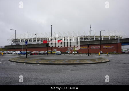 Middlesbrough, UK. 05th Oct, 2019. General view of the Riverside Stadium during the International Women's friendly between England Women and Brazil Women at Riverside Stadium, on October 05, 2019 in Middlesbrough, England. Credit: SPP Sport Press Photo. /Alamy Live News Stock Photo