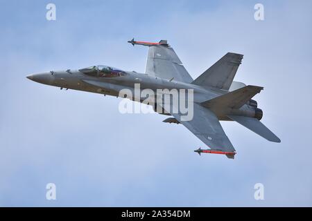 Finnish Air Force F/A-18C Hornet RIAT 2019 Stock Photo