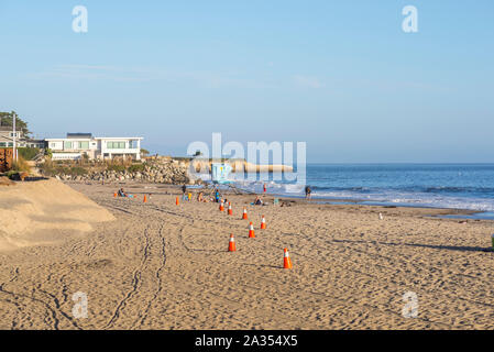 Twin Lakes State Beach. Santa Cruz California USA Stock Photo