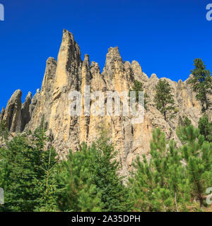 cathedral spires in custer state park near custer, south dakota Stock Photo