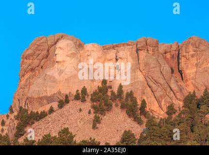 mount rushmore national memorial near keystone, south dakota Stock Photo