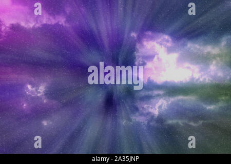 An abstract psychedelic cosmic background image. Stock Photo