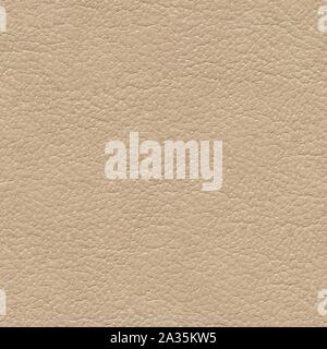 New leather background in your ideal tone. Seamless square texture. Stock Photo