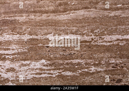 Beautiful brown travertine background as part of your new design work. Stock Photo