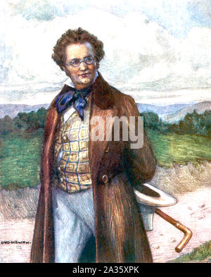 Franz Schubert, Austrian composer and musician Stock Photo - Alamy