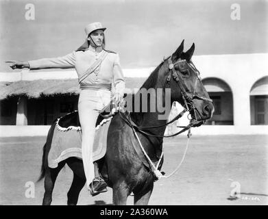ERROL FLYNN as Major Geoffrey Vickers in THE CHARGE OF THE LIGHT BRIGADE 1936 director MICHAEL CURTIZ poem Alfred Lord Tennyson music Max Steiner Warner Bros. Stock Photo