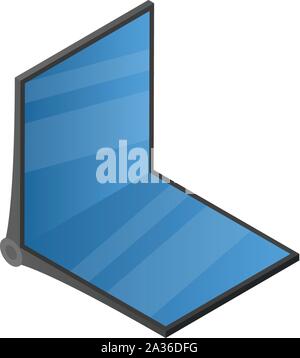 Modern flexible phone icon, isometric style Stock Vector