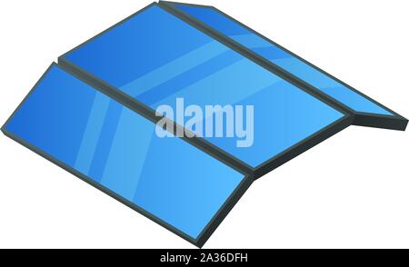 Triple flexible phone icon, isometric style Stock Vector