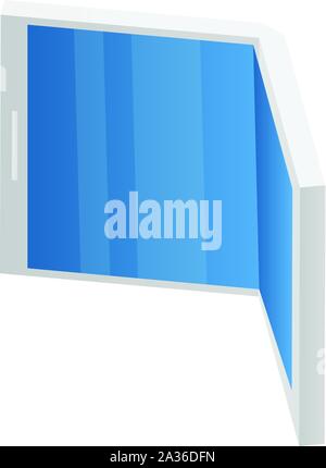Flexible phone icon, isometric style Stock Vector