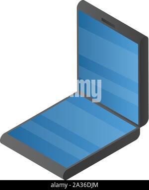 Flexible gadget icon, isometric style Stock Vector