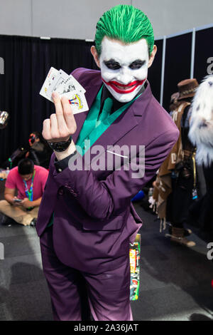 Javits Conventional Center  - October 5, 2019: New York Comic Con Stock Photo