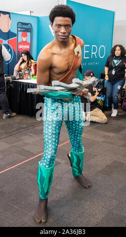 Javits Conventional Center  - October 5, 2019: New York Comic Con Stock Photo