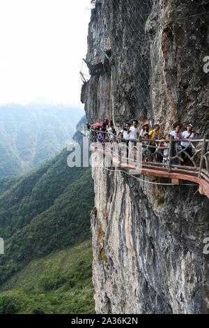 Beijing, China's Guizhou Province. 5th Apr, 2022. Villagers work at a ...