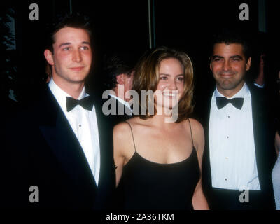 Beverly Hills, California, USA 21st January 1995 Actor Noah Wyle, actress Sherry Stringfield and actor George Clooney attend the 52nd Annual Golden Globe Awards on January 21, 1995 at the Beverly Hilton Hotel in Beverly Hills, California, USA. Photo by Barry King/Alamy Stock Photo Stock Photo