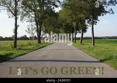 GO GREEN! Stock Photo