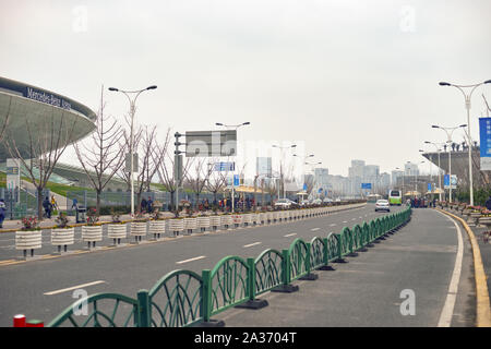 SHANGHAI, CHINA - CIRCA FEBRUARY, 2013: urban landscape of Shanghai in the daytime.. Stock Photo