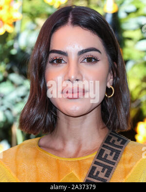 Pacific Palisades, United States. 05th Oct, 2019. PACIFIC PALISADES, LOS ANGELES, CALIFORNIA, USA - OCTOBER 05: Camila Coelho arrives at the 10th Annual Veuve Clicquot Polo Classic Los Angeles held at Will Rogers State Historic Park on October 5, 2019 in Pacific Palisades, Los Angeles, California, United States. (Photo by Xavier Collin/Image Press Agency) Credit: Image Press Agency/Alamy Live News Stock Photo