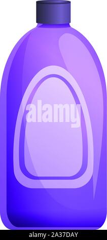 Empty cleaner bottle icon. Cartoon of empty cleaner bottle vector icon for web design isolated on white background Stock Vector