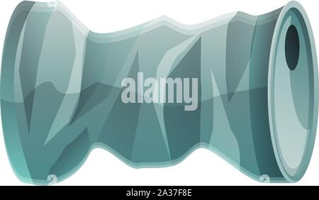 Garbage soda tin can icon. Cartoon of garbage soda tin can vector icon for web design isolated on white background Stock Vector