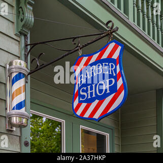 Classic Barber Shop Stock Photo