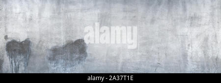Texture of old, grungy, gray and white concrete or cement wall for background Stock Photo