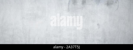 Texture of old, grungy, gray and white concrete or cement wall for background Stock Photo