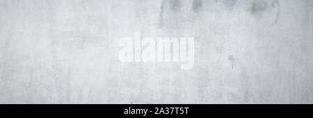 Texture of old, grungy, gray and white concrete or cement wall for background Stock Photo