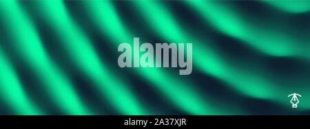 Abstract waved background with layers. Trendy covers design. Vector illustration in modern art style. Stock Vector