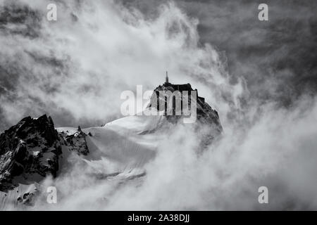 French Alpine Magic in the Chamonix valley Stock Photo