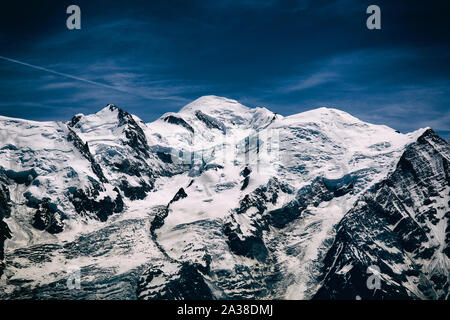 French Alpine Magic in the Chamonix valley Stock Photo