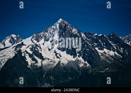 French Alpine Magic in the Chamonix valley Stock Photo