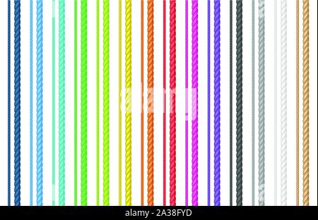 Rope String Natural Realistic Vector Illustration Stock Vector (Royalty  Free) 1290307969