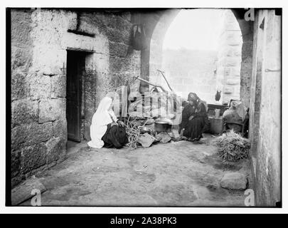 Ruth series. Threshing floor, winnowing, etc Stock Photo