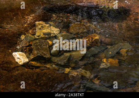Fairy Falls waterfall at Trefriw, Snowdonia, North Wales Stock Photo