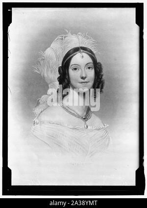 SINGLETON, ANGELICA. DR. MRS. ABRAHAM VAN BUREN Stock Photo