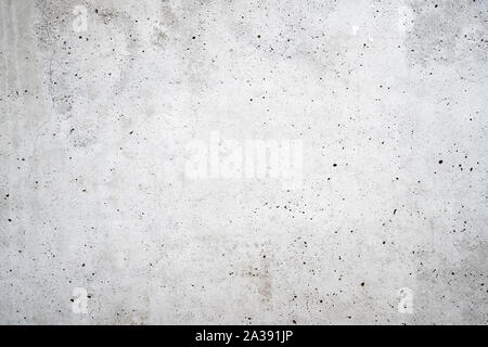 Texture of old, grungy, gray and white concrete or cement wall for background Stock Photo