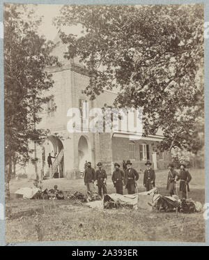 Saint Peter's Church near White House, Va. Church in which Gen. Washington was married Stock Photo