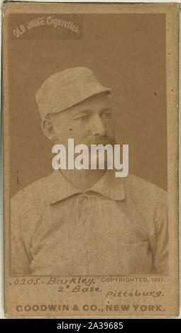 Sam Barkley, Pittsburgh Alleghenys, baseball card portrait Stock Photo