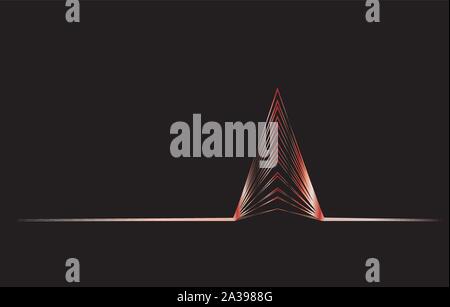 Christmas Tree - Christmas card Design Stock Vector