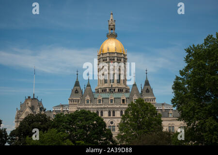 Hartford Connecticut state capital building Stock Photo