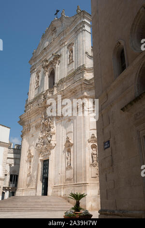 The Basilica of San Martino in the historic centre of Martina Franca, Apulia, Italy. Stock Photo