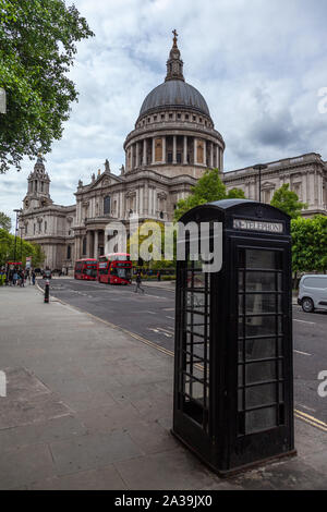 Saint Paul's Cathedral, in London, England, United Kingdom. Stock Photo