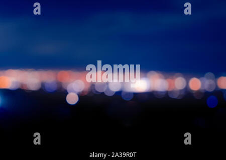 Colored Abstract Blurred Lights Background. Defocused. Stock Photo