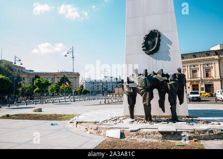 The Memorial of Rebirth Monument Bucharest Romania Stock Photo - Alamy