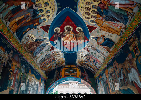 Bucharest, Romania - July 27, 2019 : Antim Monastery Stock Photo